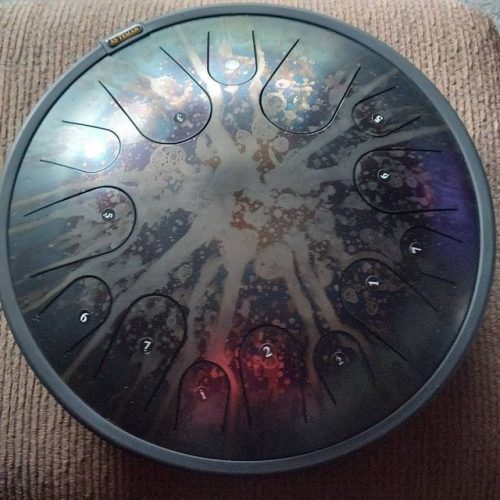 Click to view full screen CosmoPan - Tongue Drum - 14 Notes - SpaceFlash - Do Mineur photo review